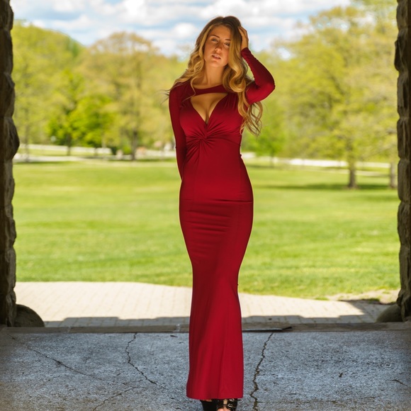 Red Size Small Prom Dress - Picture 1 of 4